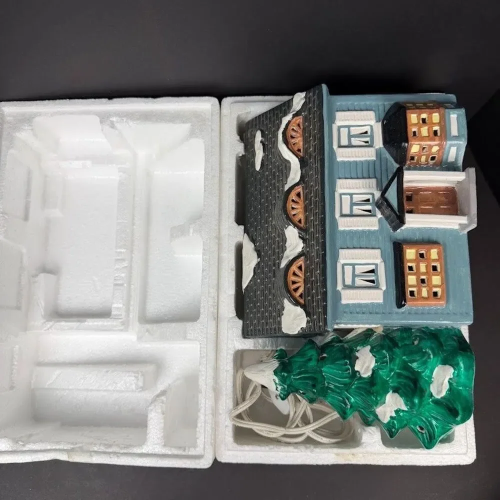 Department 56 Original Snow Village Springfield House 5027-0 1990 w/ Box-Retired